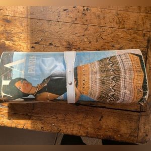 Vintage magazine clutch Paris